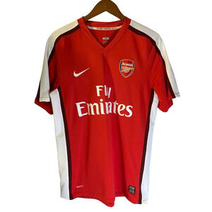 Nike Arsenal 2008-10 Home Soccer Jersey Size M Red 287535 Sporty Football Team